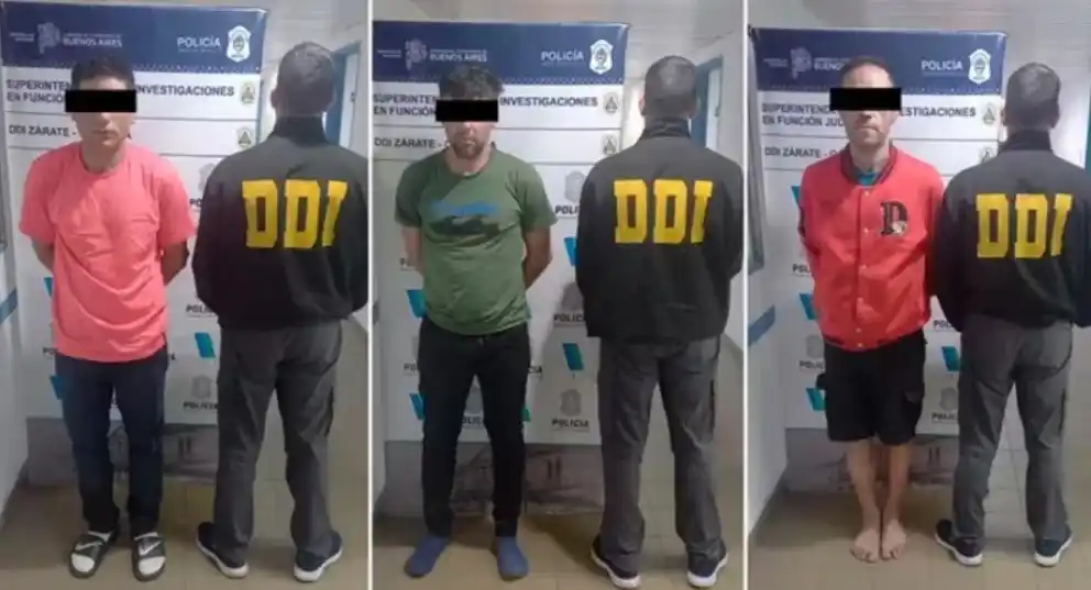 El dinero gastado en casas deportivas y el tatuaje debajo de un ojo de uno de los delincuentes no dejaron dudas sobre los autores de los asaltos.