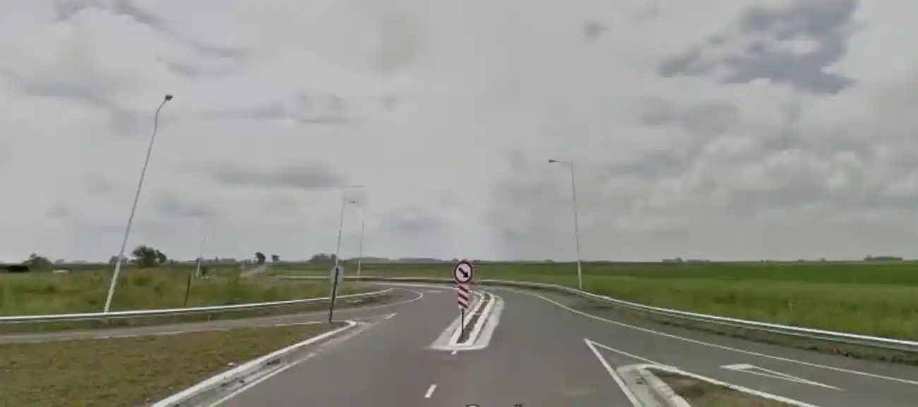 El siniestro ocurrió a unos 2000 metros del cruce de rutas 8 y 94, en jurisdicción de Santa Isabel,