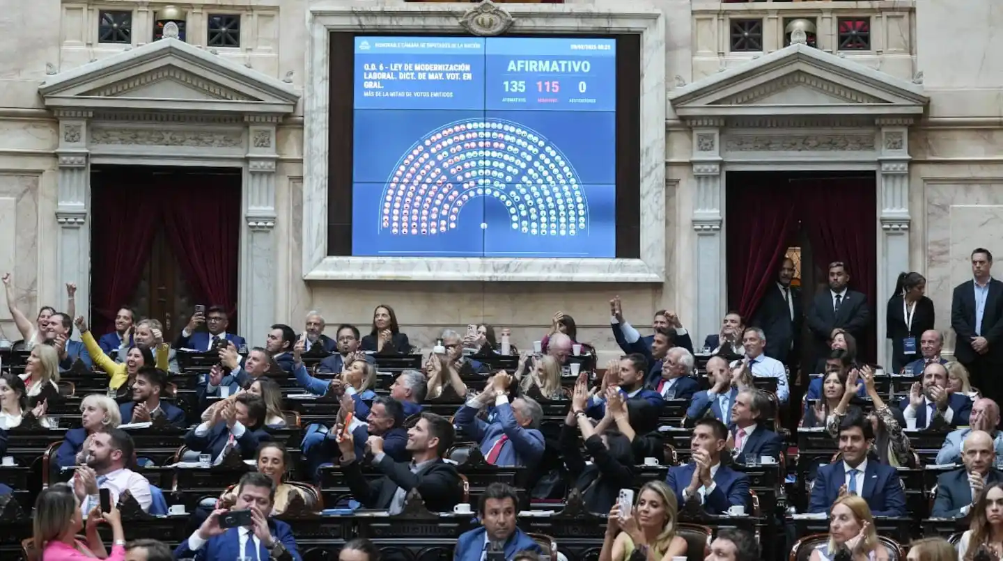 Diputados aprobó la reforma laboral y el proyecto vuelve al Senado
