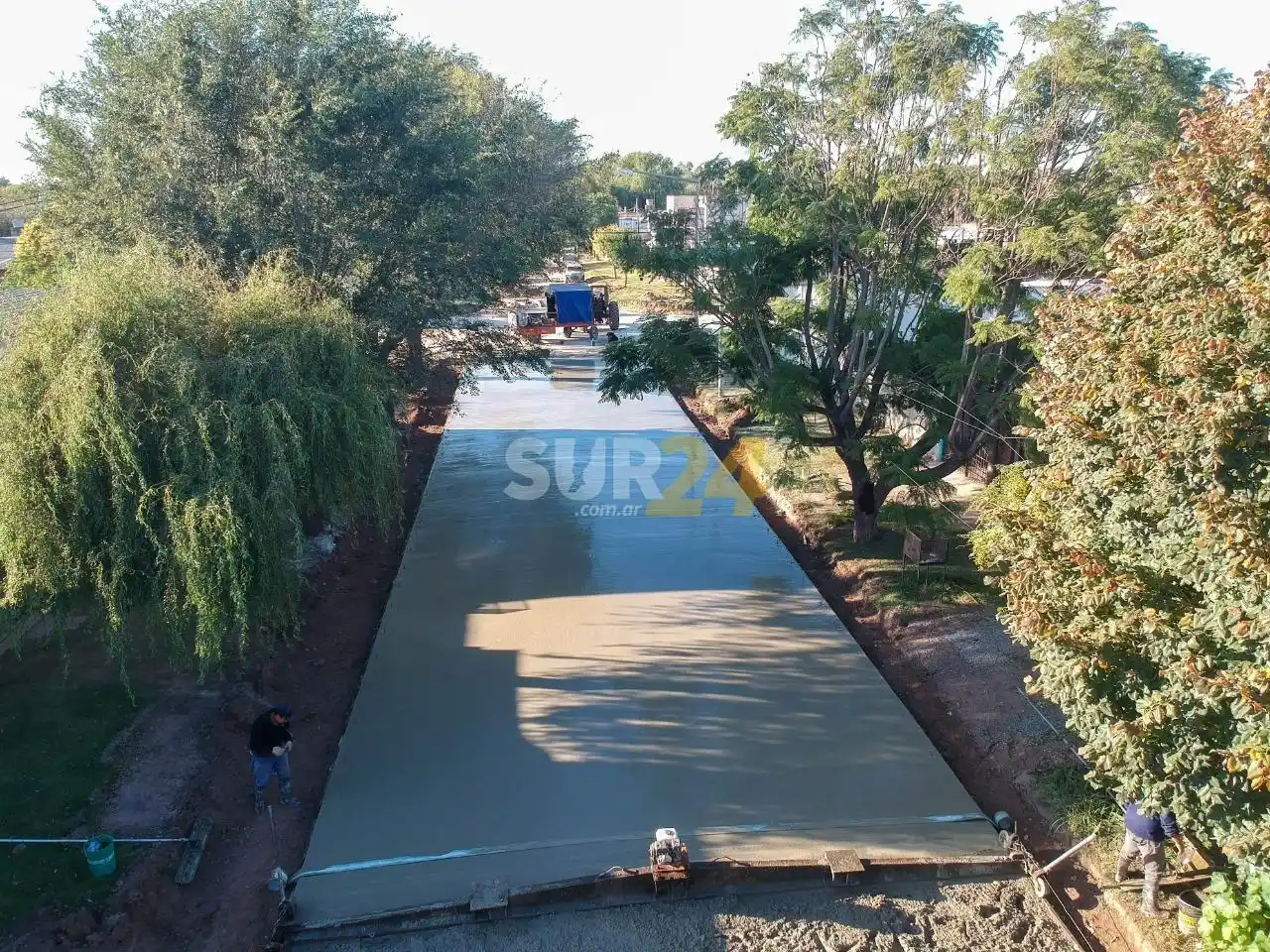 El gobierno municipal ejecuta distintos trabajos de hormigonado en la ciudad