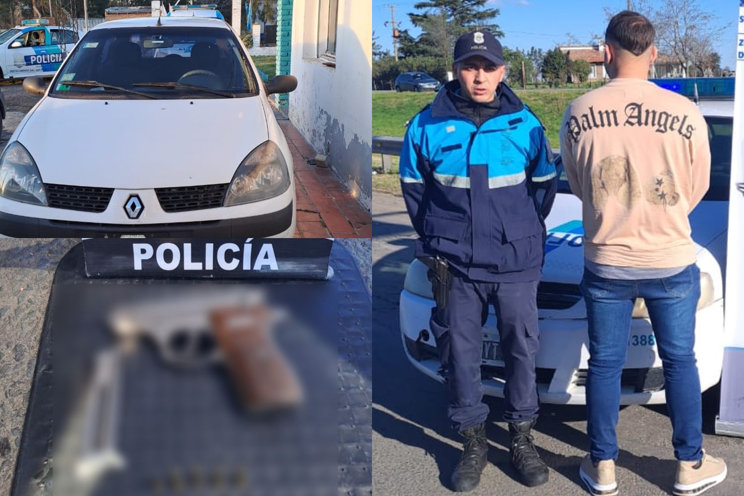 Circulaba en ruta 9 con un arma en el auto: lo detuvieron