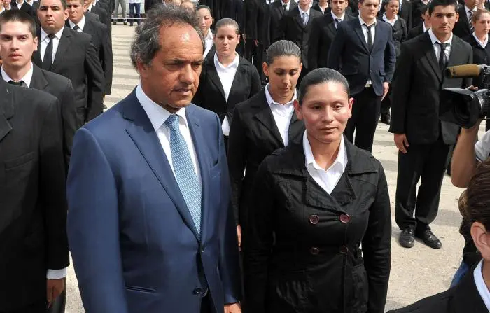 Scioli en Quilmes: "Estamos proyectando llegar a 90 mil policías"