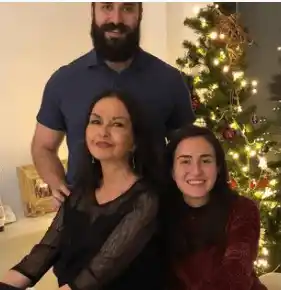 Marilyn Plessman con sus hijos. Foto Instagram