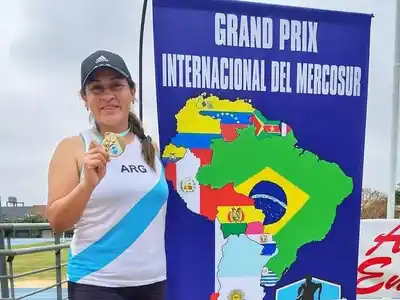 Podio en el Grand Prix Internacional del Mercosur para Gabriela Sánchez que sueña con el Sudamericano de Chile