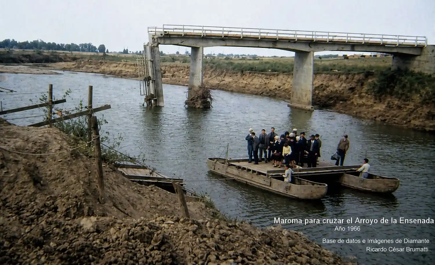 A 60 años: el derrumbe del puente de La Virgen y un impactante descarrilamiento marcaron una jornada histórica