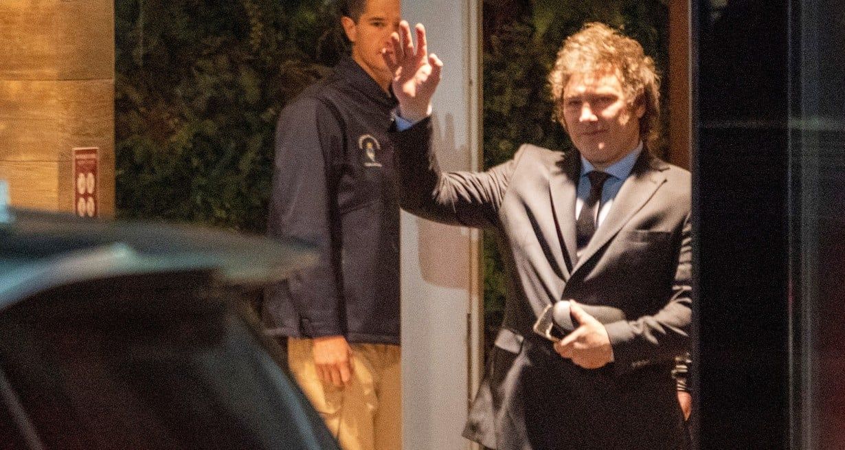Milei encabezó el fin de semana un viaje oficial a la Antártida. Tras su regresó brindó una conferencia y adelantó su esperada mudanza. Foto: Walter Díaz / Télam