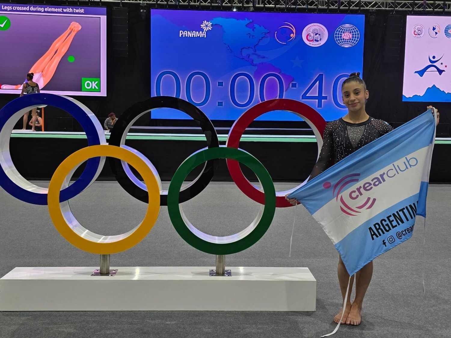 Emilia Acosta, lista para su debut en el Panamericano