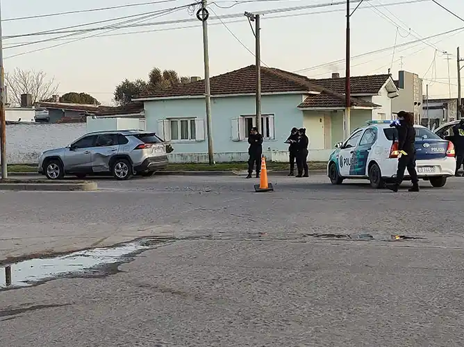Accidente en la esquina de 68 y 75