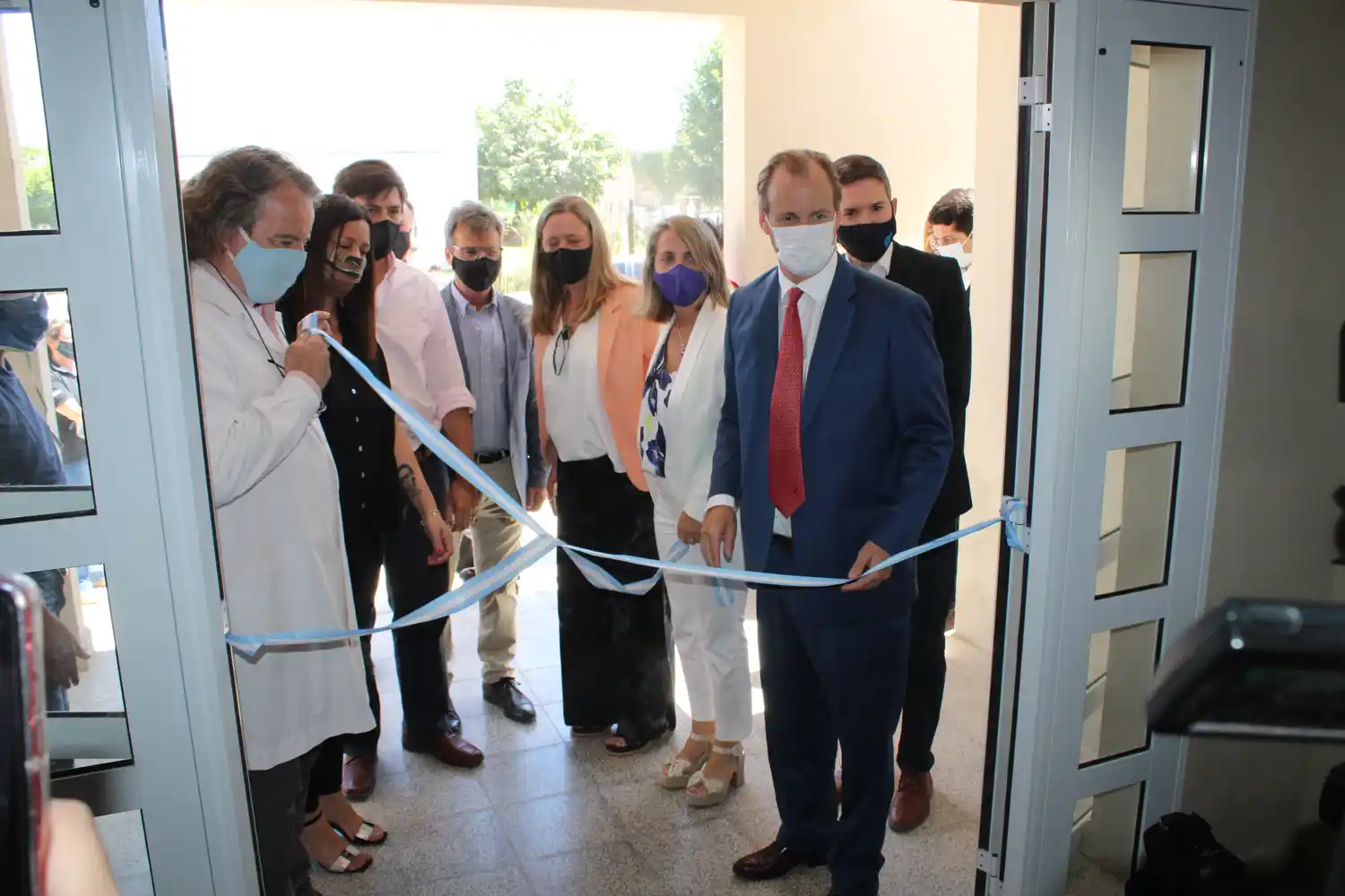 Bordet visitó Gualeguay por obras educativas