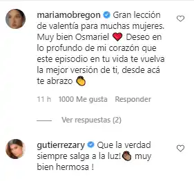 Modelos internacionales apoyaron a Osmariel Villalobos. Foto Instagram