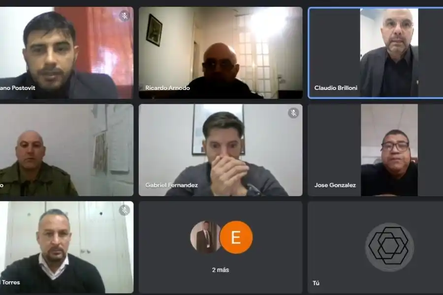 En reunión virtual, el Comando Unificado diagramó el trabajo para los próximos días