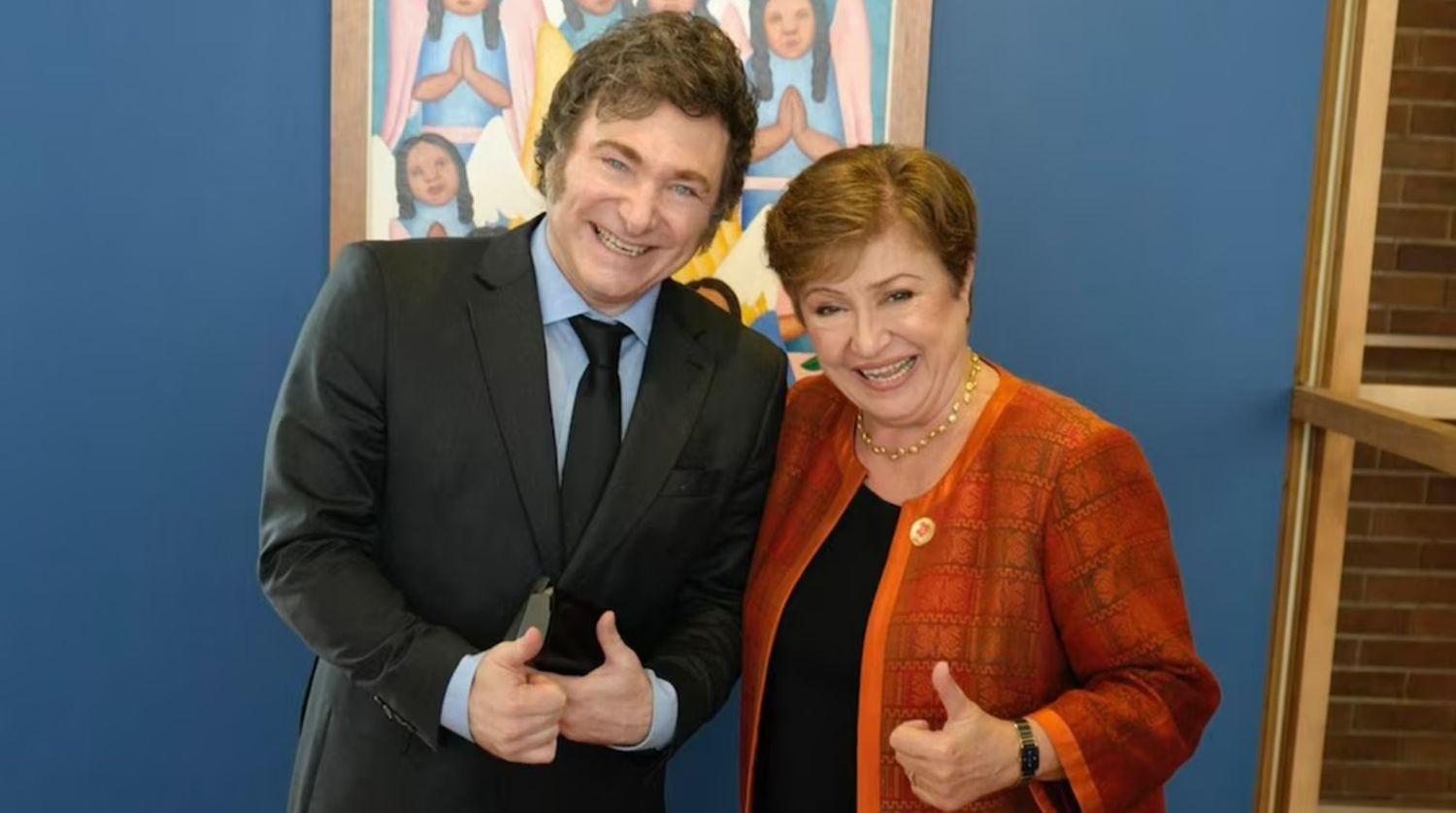 Milei se reunió con Kristalina Georgieva para avanzar en la negociación con el FMI