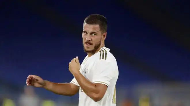 Hazard se rompe y no jugará el primer partido de Liga.