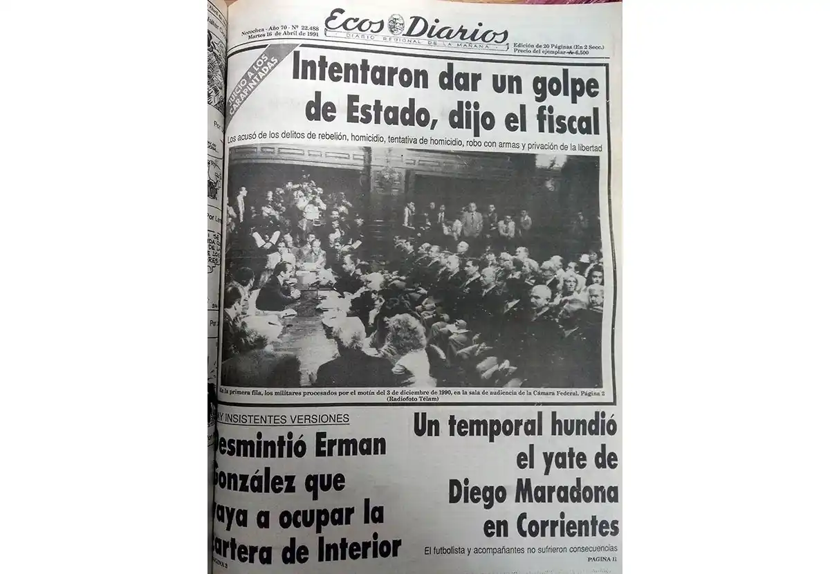 Martes 16 de abril de 1991