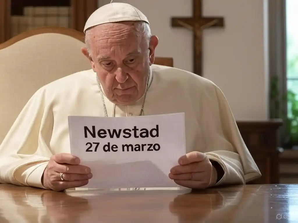 Santoral. Francisco, leyendo el Santoral del 27 de marzo.