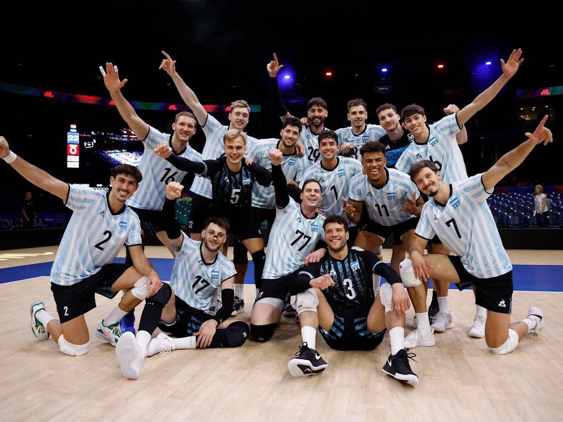 Argentina venció 3 a 0 a Países Bajos.Foto:Feva