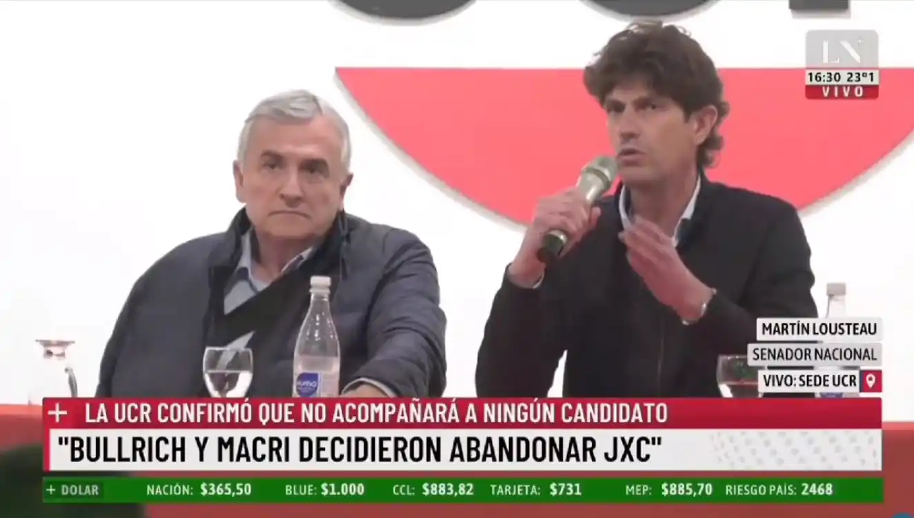 "La UCR no acompañará a ninguno de los dos candidatos"; la postura radical en el balotaje