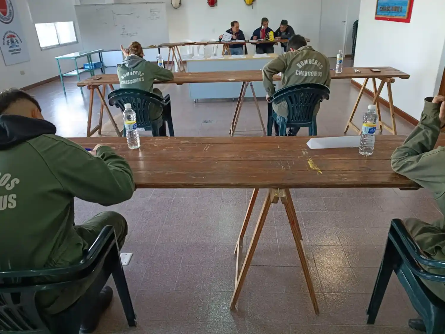 Bomberos Voluntarios de Chascomús: evaluaron a los aspirantes y se preparan para las prácticas