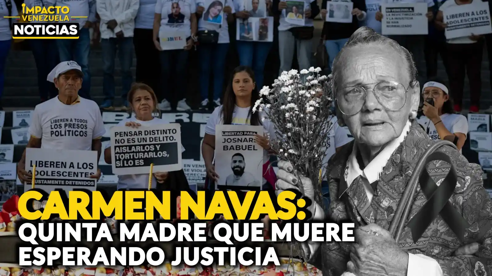 YA VAN CINCO: El trágico patrón de las madres de presos políticos que mueren esperando justicia en Venezuela - VIDEO