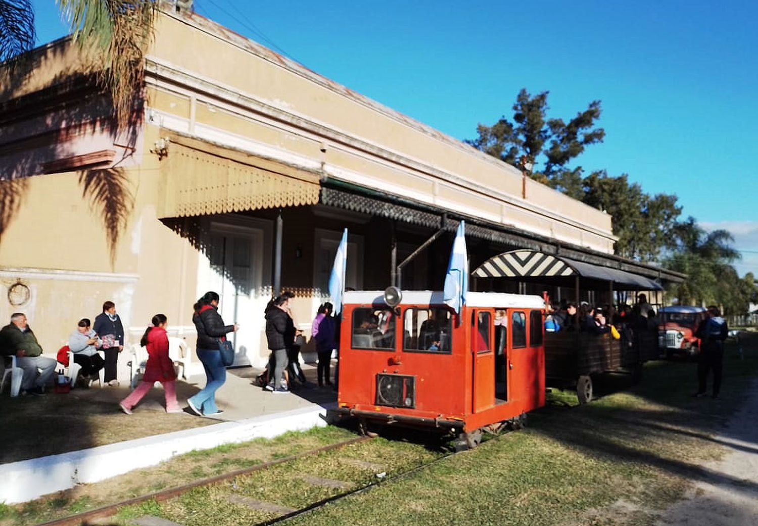 El trencito del Ferroclub reanudó sus viajes recreativos