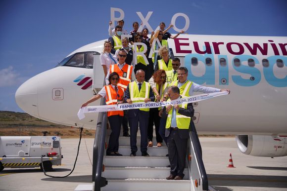 Eurowings Discover inauguró sus vuelos a Porto Santo