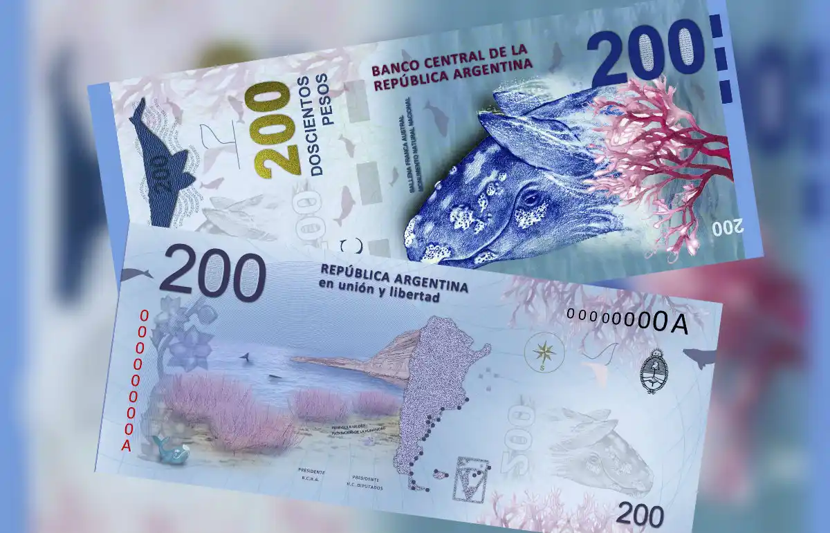 El Banco Central presentará hoy el billete de 200 pesos