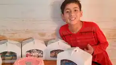 El nene de las tortas, hizo una rifa para dar otro paso en su emprendimiento