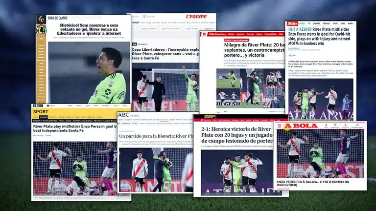 "Épico", "milagro" y "hazaña": los medios del mundo destacaron el triunfo de River