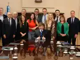 Javier Milei reunió al nuevo gabinete en la Casa Rosada.