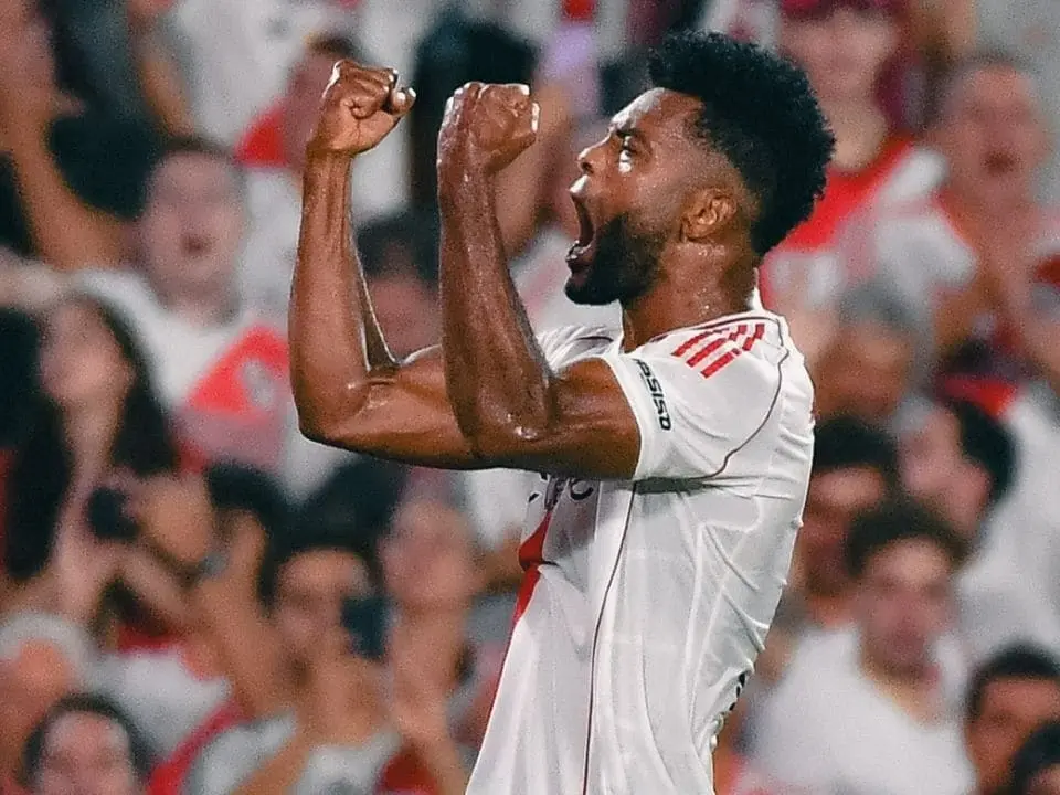 Miguel Borja le dio el triunfo a River