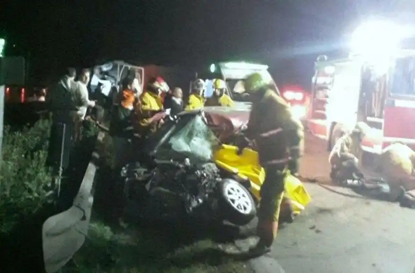 Un siniestro sobre la ruta 33 dejó un muerto y varios heridos