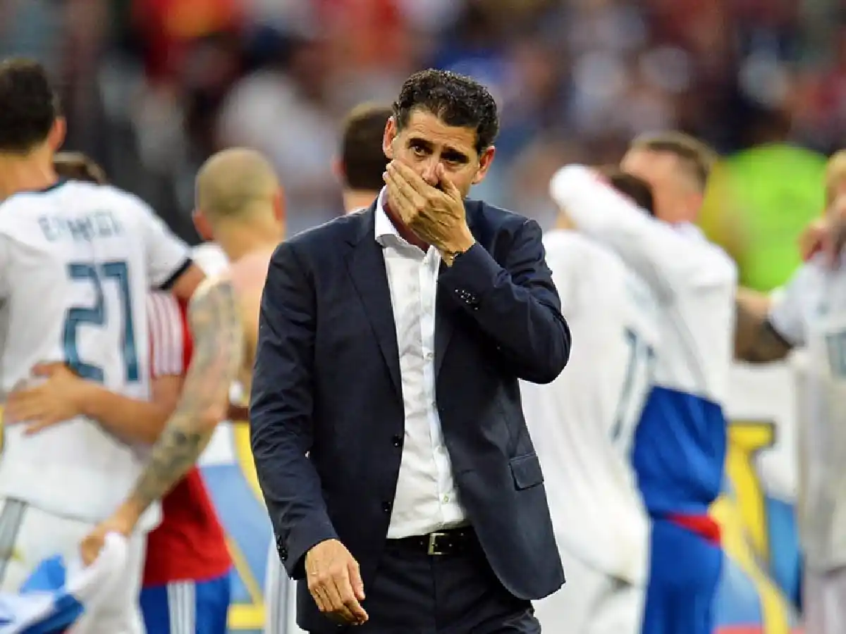 Hierro dejó de ser el DT de España