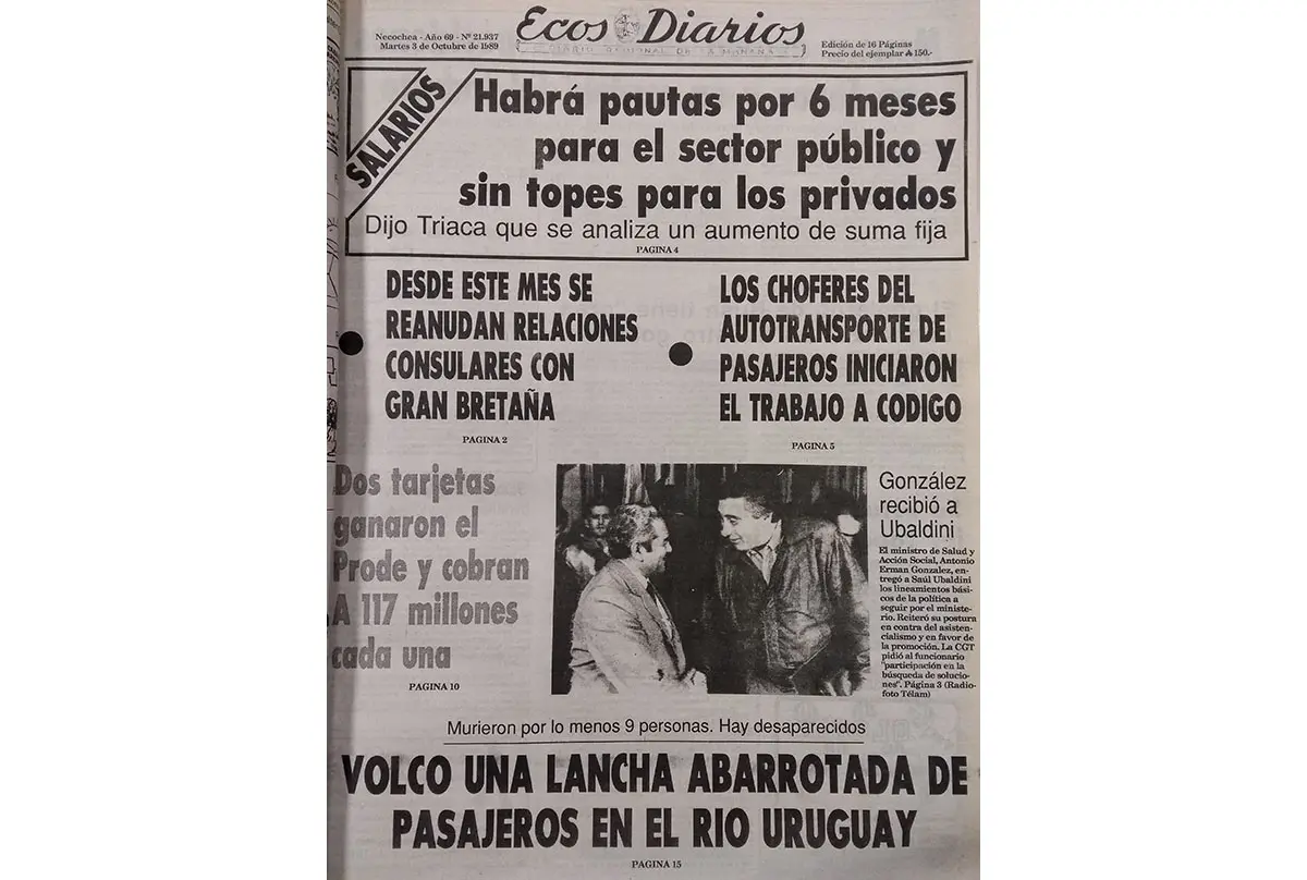 Martes 3 de octubre de 1989