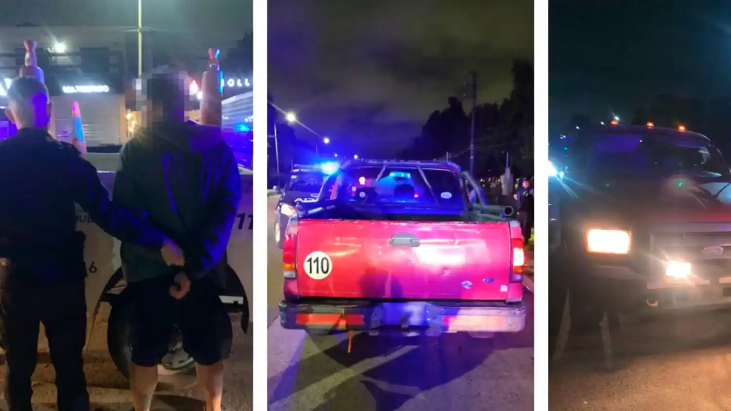 El rodado fue interceptado en la Ruta 234, camino a Derqui.