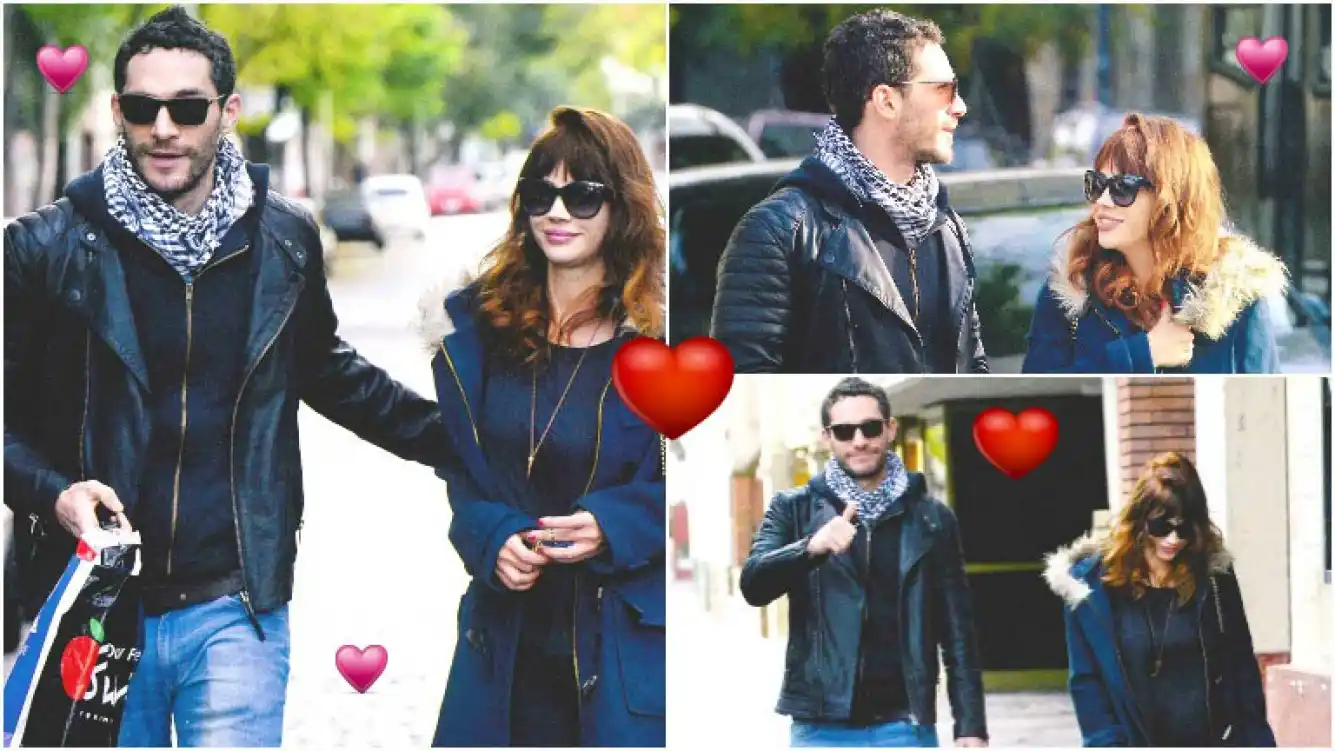 Celeste Cid y Michel Noher juntos y embarazados