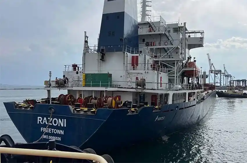 Partió de Ucrania el primer barco con cereales tras el acuerdo con Rusia