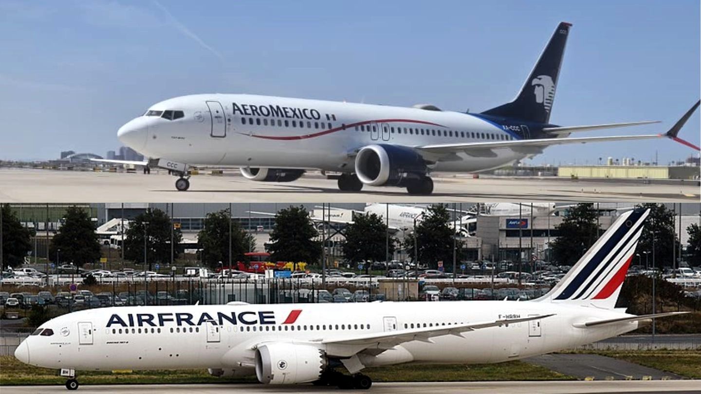Aeroméxico y Air France amplían su acuerdo de código compartido para pasajeros en tránsito a Estados Unidos