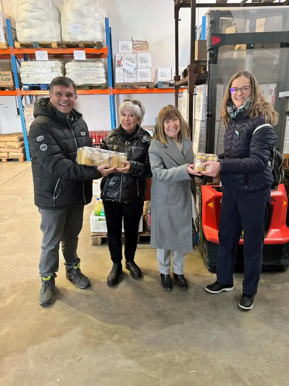 La donación se enmarca en un trabajo articulado entre productores locales y el Municipio