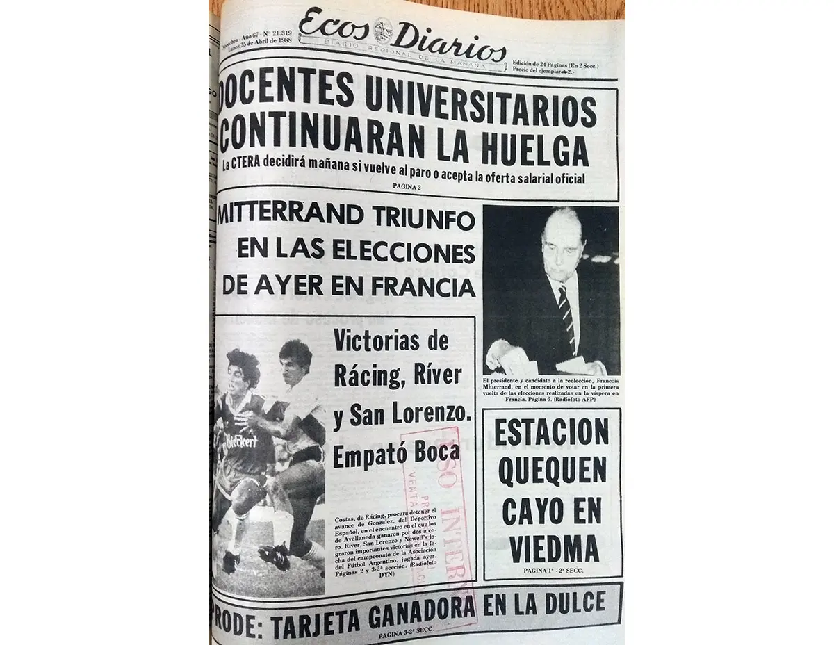Sábado 25 de abril de 1988