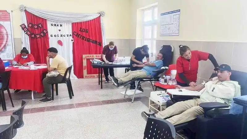 Una importante colecta de sangre se llevó 
adelante en el Hospital de Los Chiriguanos