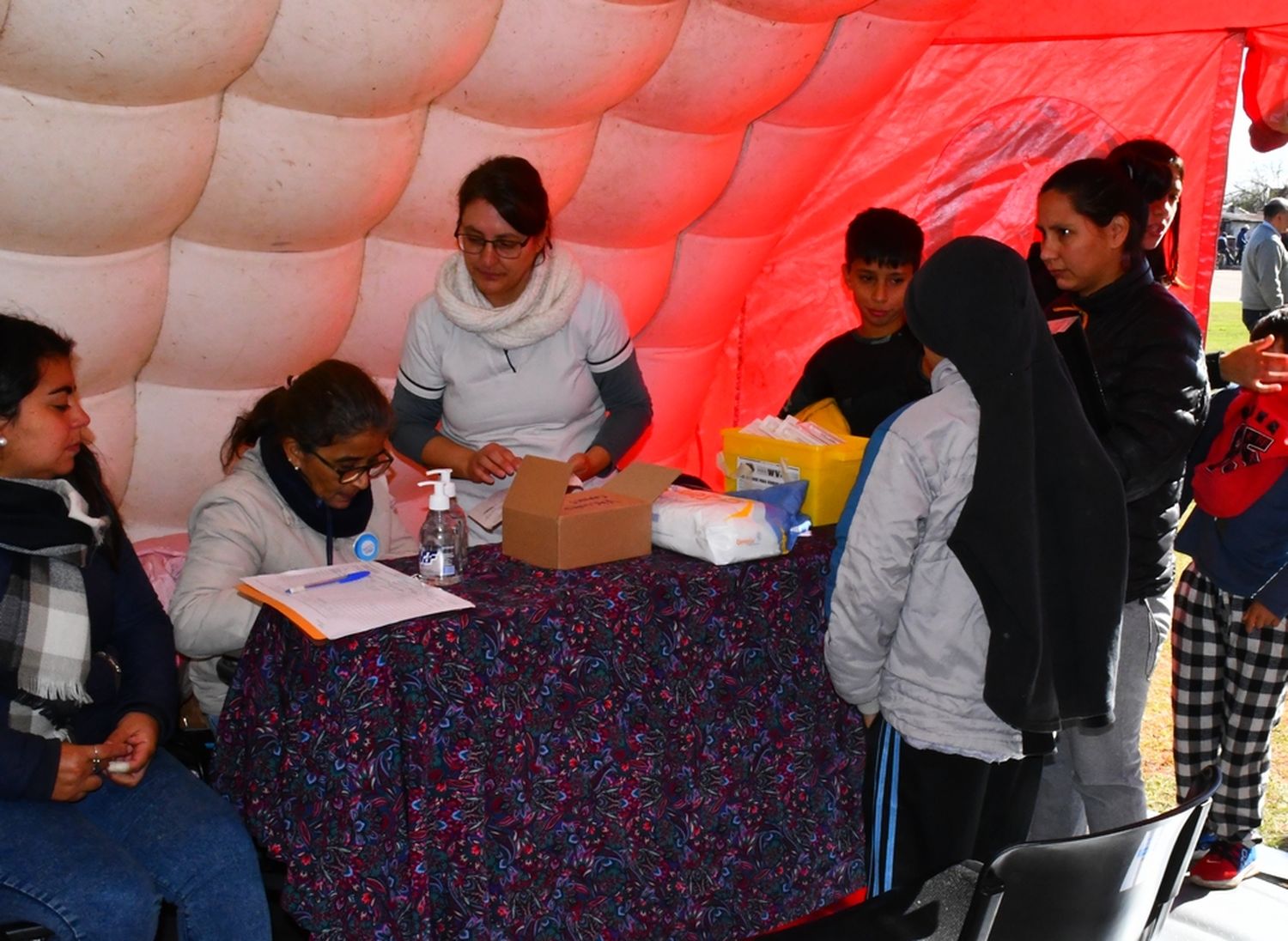 Operativo integral de la Municipalidad de Concordia en el Cañaveral de Rívoli