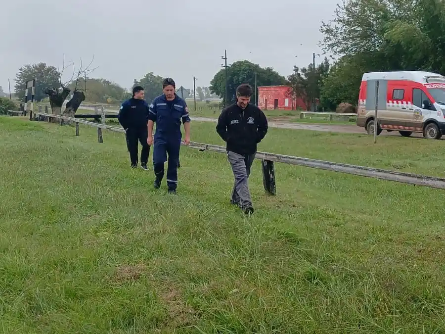 Intensa búsqueda de un hombre desaparecido en Arroyo Clé, Rosario del Tala