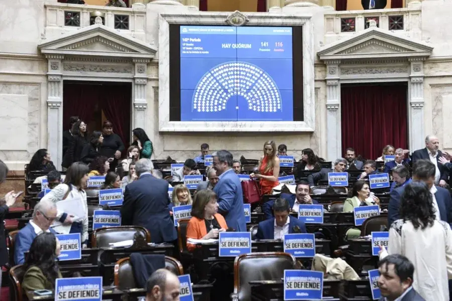 Victoria del gobierno: La oposición no obtuvo los votos necesarios  y se mantiene el veto a la Ley de Financiamiento Educativo