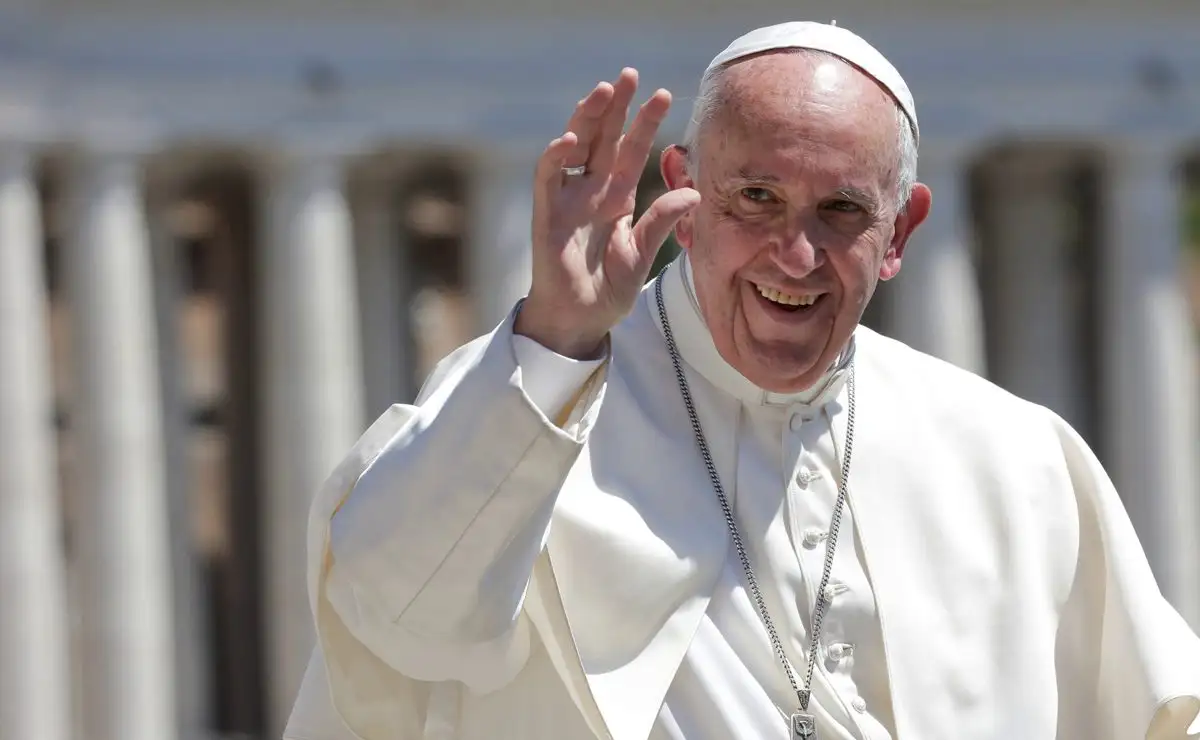 El papa Francisco jugó al metegol en la Audiencia General