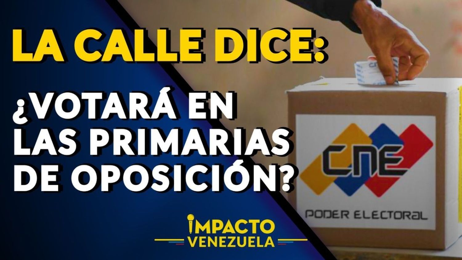 LA CALLE DICE: ¿Votará en las primarias de oposición? – VIDEO IMPACTO VENEZUELA
