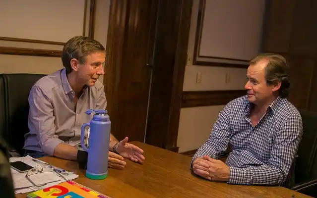 Bahillo recibió al precandidato Bordet y coincidieron en el apoyo a Urribarri