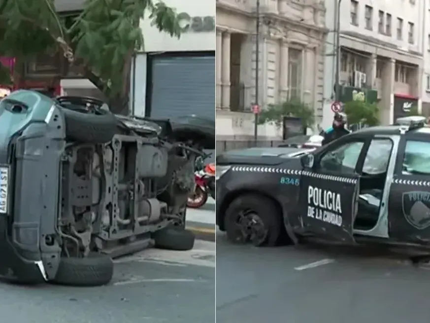 El siniestro ocurrió esta mañana en pleno centro porteño.
