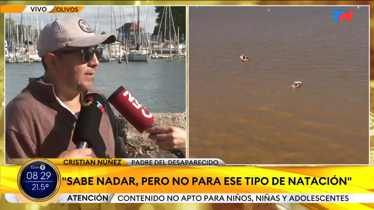 Cristian Nuñez, el padre del joven.
