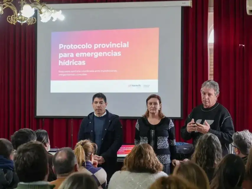 Siguen adelante con el protocolo sanitario para optimizar el abordaje territorial frente a eventuales anegamientos y crecidas de los ríos en la provincia.