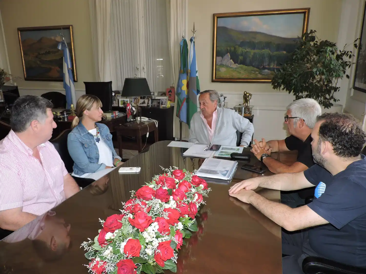 El intendente Lunghi recibió a la  subsecretaria provincial de Turismo